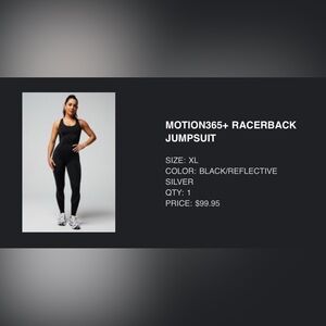 Women Fabletics RACEBACK JUMPSUIT